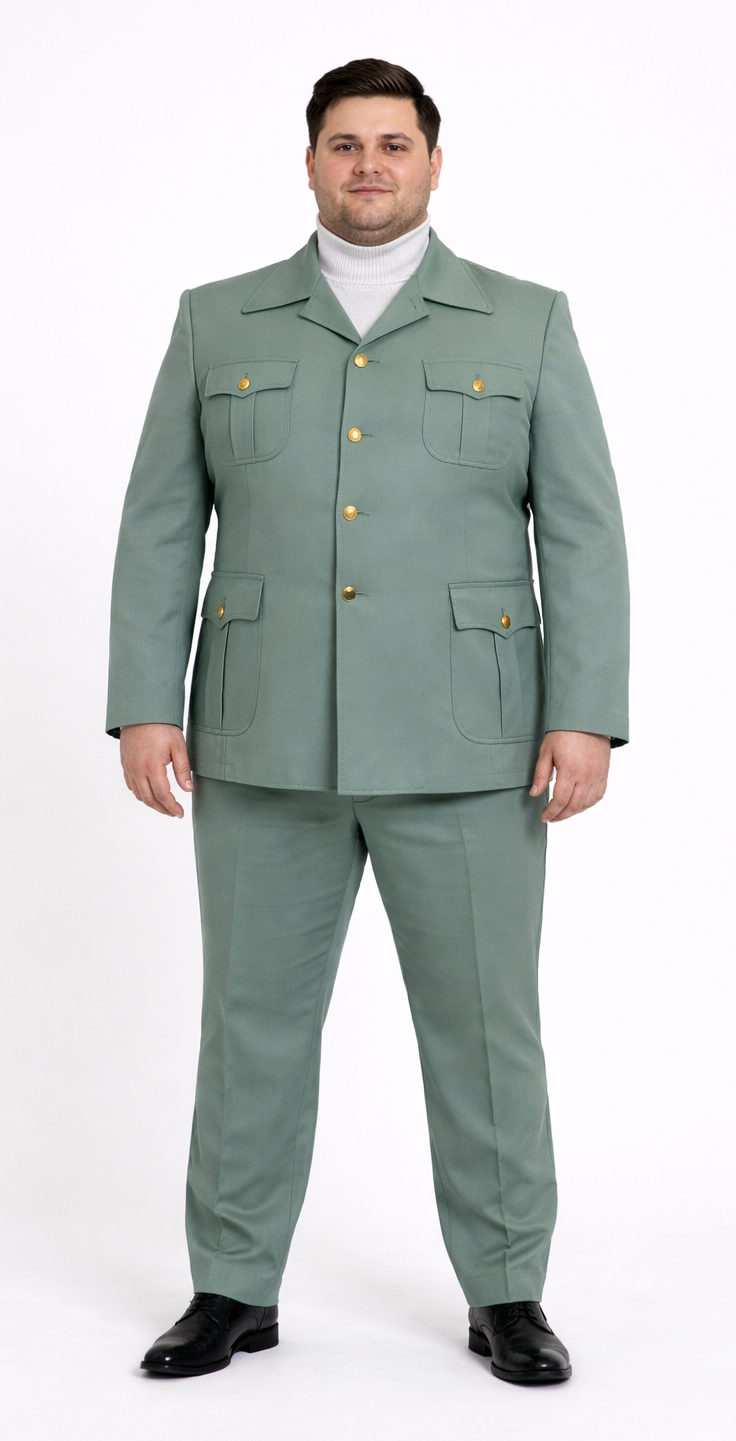 Seersucker Suit Peak Lapel Suit in Color "Mint Green " - Summer Fabric Tone on Tone Shadow Stripe By Rossiman - 34 Short or Extra Small