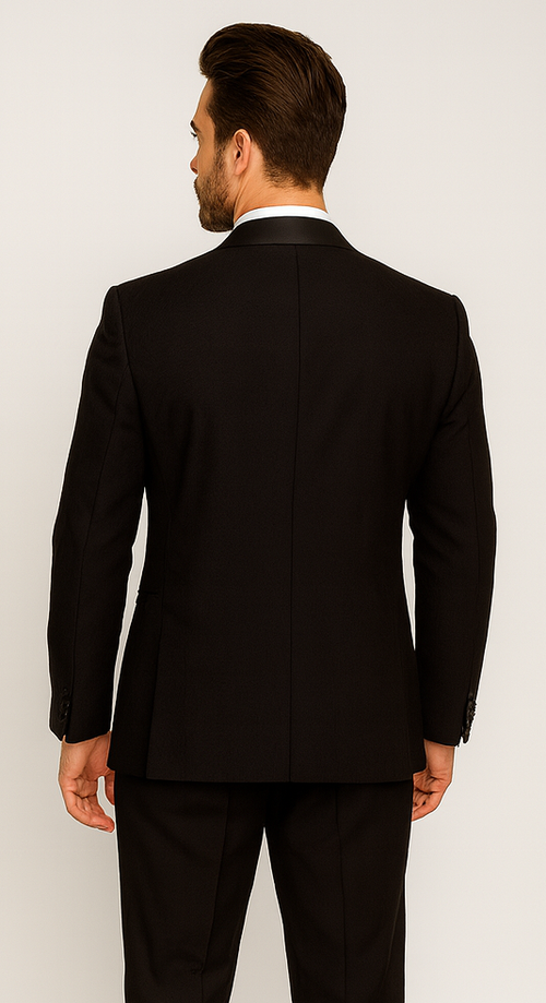 Rossiman Rossi Men's Formal Suit Stylish Tailored Dress Suit by Rossi Man