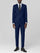 Mens Two Button Royal Blue Birdseye Suit