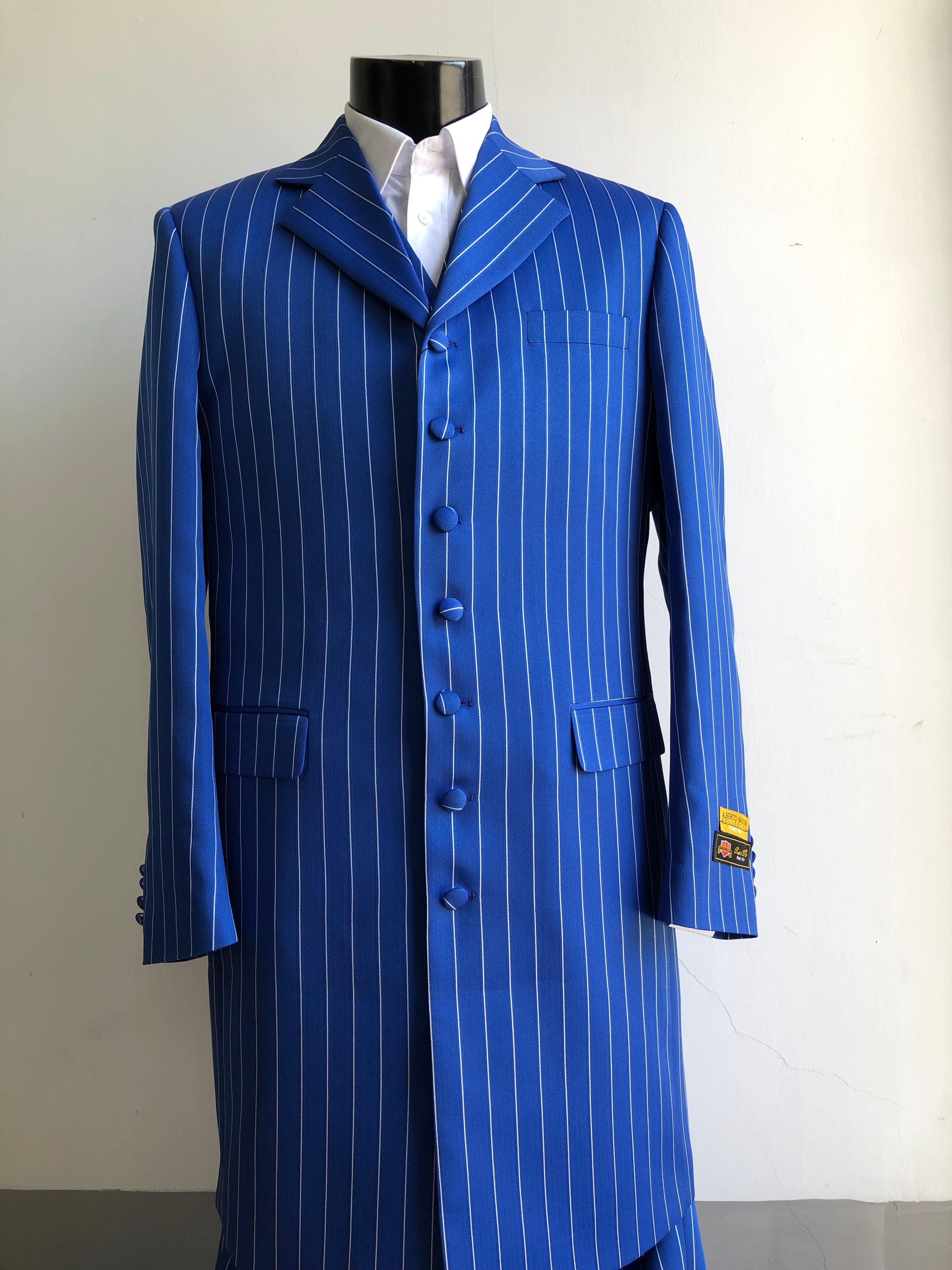 Royal Blue Groomsmen Zoot Suits - Royal Blue