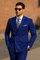 Royal Blue Pinstripe Suit - Gangster Suit - 1920's Suit - New Arrival