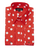 Mens Fashion Polka Dot Dress Shirt – Red White Cotton French Cuff Design