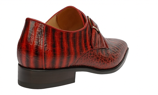 Marco Di Milano Mens Cognac Caiman Gator Dress Shoes Rovigo - 9 M