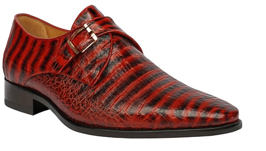 Marco Di Milano Mens Cognac Caiman Gator Dress Shoes Rovigo - 9 M