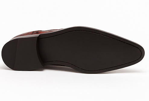 Marco Di Milano Mens Cognac Caiman Gator Dress Shoes Rovigo - 9 M