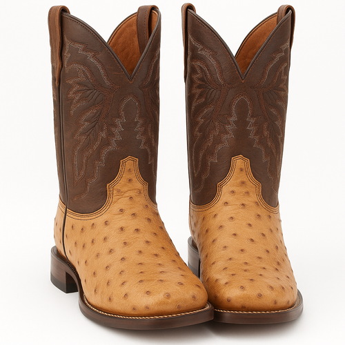 ALAMOSA FULL QUILL OSTRICH BOOT