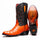 Marco_Di_Milano Savannah: Luxury Orange Leather Shoe