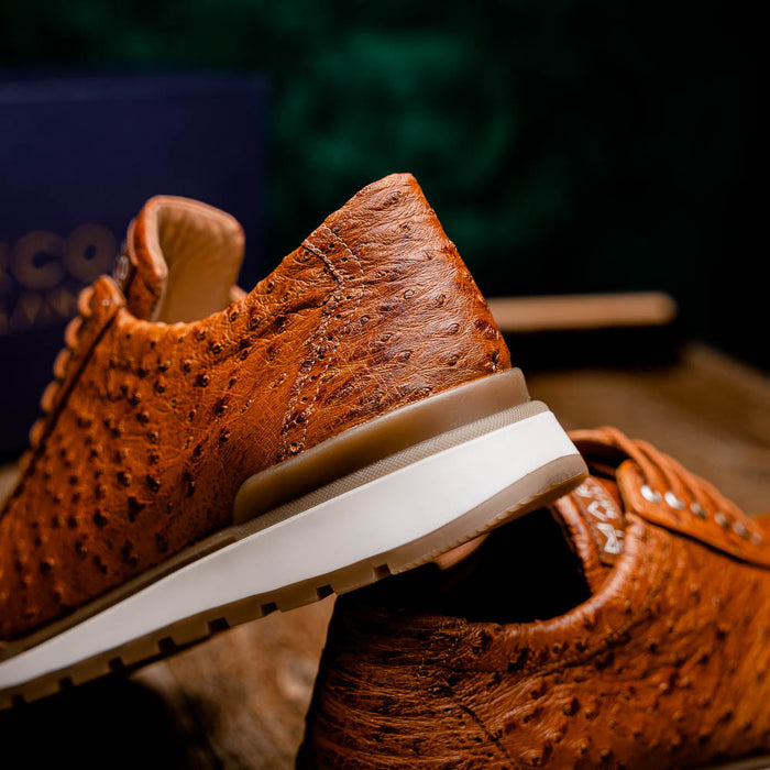 Marco Di Milano Scanno: Antique Cognac Leather Dress Shoe