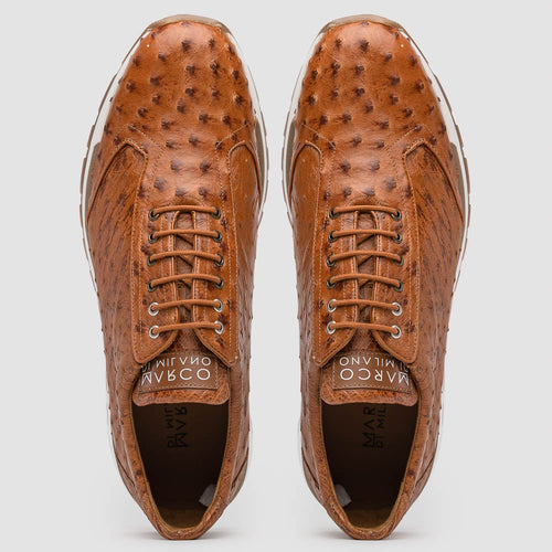 Marco Di Milano Scanno: Antique Cognac Leather Dress Shoe