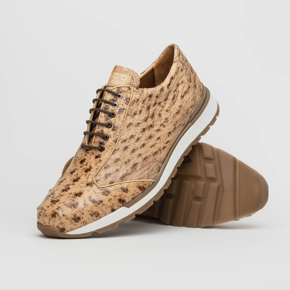 Marco Di Milano Scanno Orix Ostrich Quill Sneakers - 8