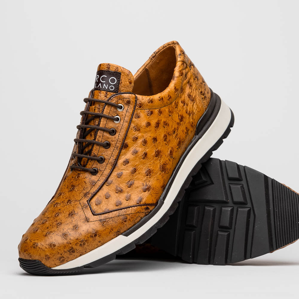 Marco Di Milano Scanno Paja Ostrich Quill Sneakers - 8