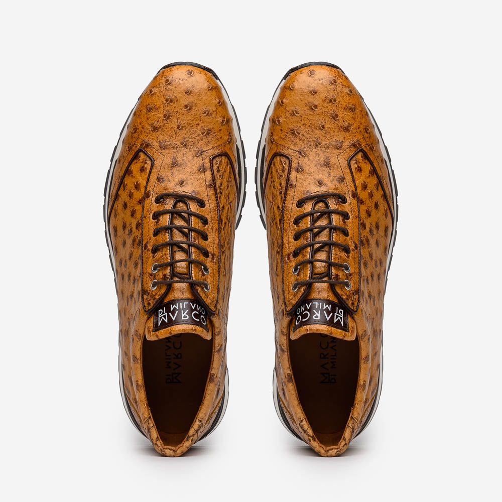 Marco Di Milano Scanno Paja Ostrich Quill Sneakers - 8