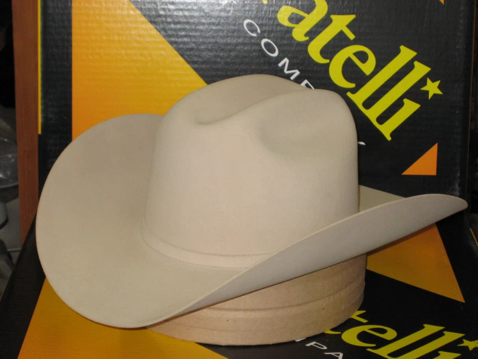 Serratelli 100X El Comandant Buckskin 4" Brim Western Cowboy Hat All Sizes - 6 5/8