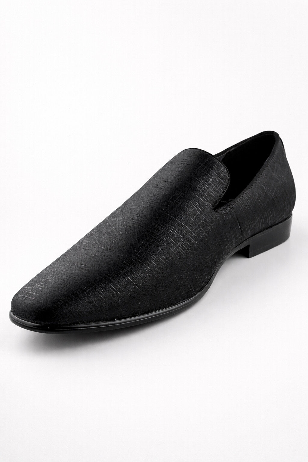 "Sharkskin" Black Couture 1910 Tuxedo Shoes - 7