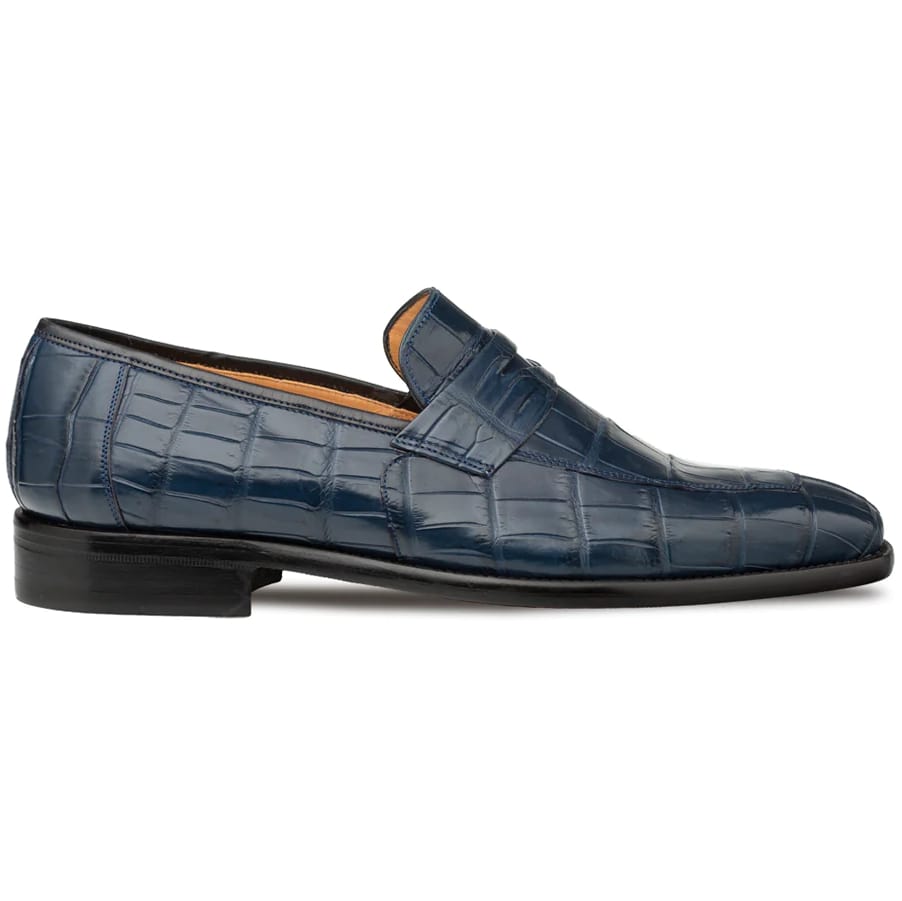 Mezlan Shoes Loafer - Mezlan Alligator Shoes - Mezlan Alligator Dress Shoes  On Sale - 8