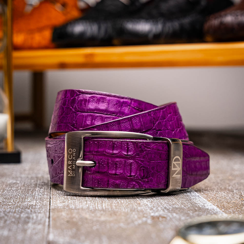 Marco Di Milano Silvio Belt Purple - 44