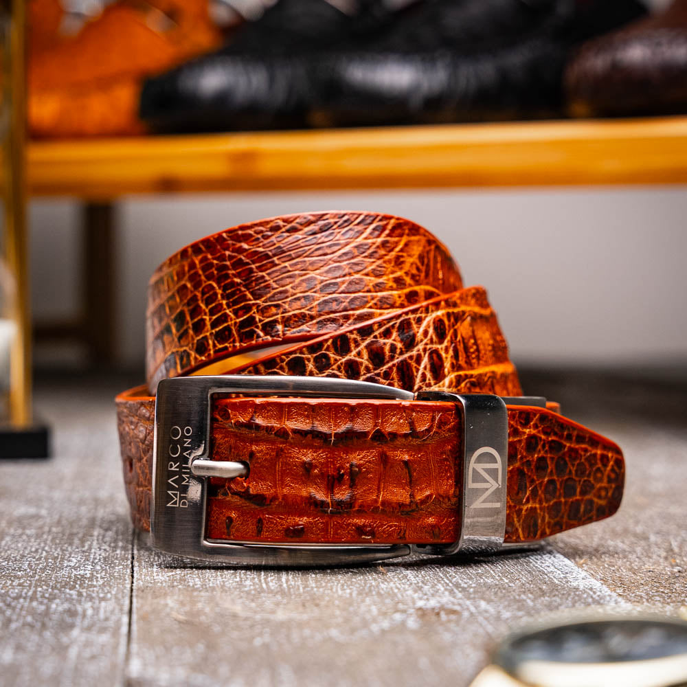 Marco Di Milano Silvio Belt Rustic Cognac - 36