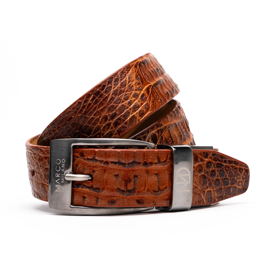 Marco Di Milano Silvio Belt Rustic Cognac - 36