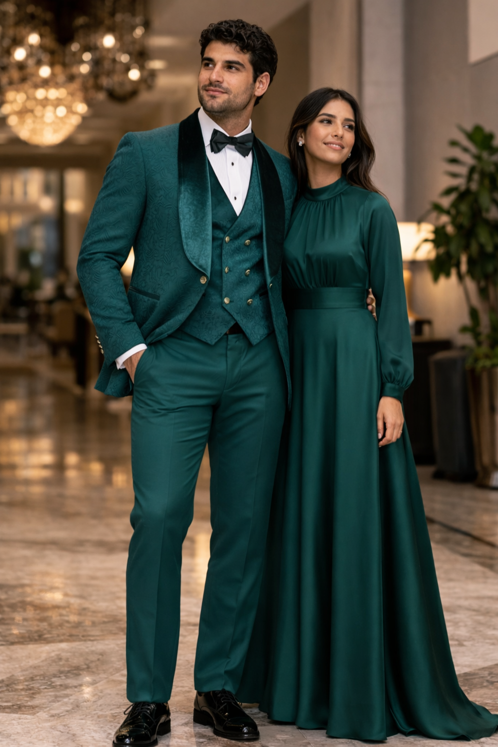 Single Breasted Suit - Hunter Wedding Tuxedo - 38 Short Jacket+32 Waist Adjustable 28to34)(Height: 5’4”to5’7”)(Neck 15-16.5)S-M)