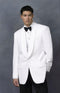 "Wholesale Mens Jackets - Wholesale Blazer - "White One Button Blazer