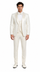 SKU#JA61572 Cream Suit - Ivory Tuxedo - Off White Paisley Suit - Floral Tuxedo - Wedding Tuxedo