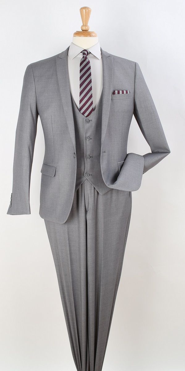 Royal Diamond Slim-Fit Men's 3-Piece Fashion Suit