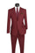 Slim Fit 2 Piece Suit Color Burgundy