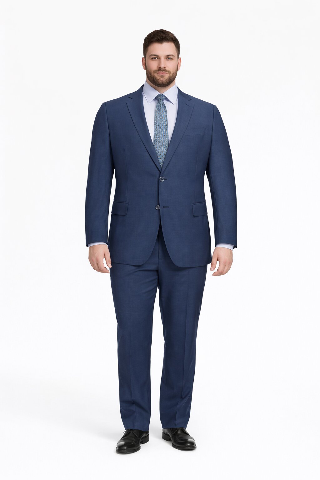Slim Fit Tiglio Wool Suit – Modern Tailored Two-Piece Formal Suit - 34 Short or Extra Small