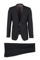 Tiglio Italian Suit - Real Wool Fabric Super 150's Porto Slim Fit Suit, Pure Wool Suit in Color Black