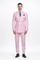 Slim Fitted Cut Mens Double Breasted Blazer - Light Pink Double Breasted Sport Coat