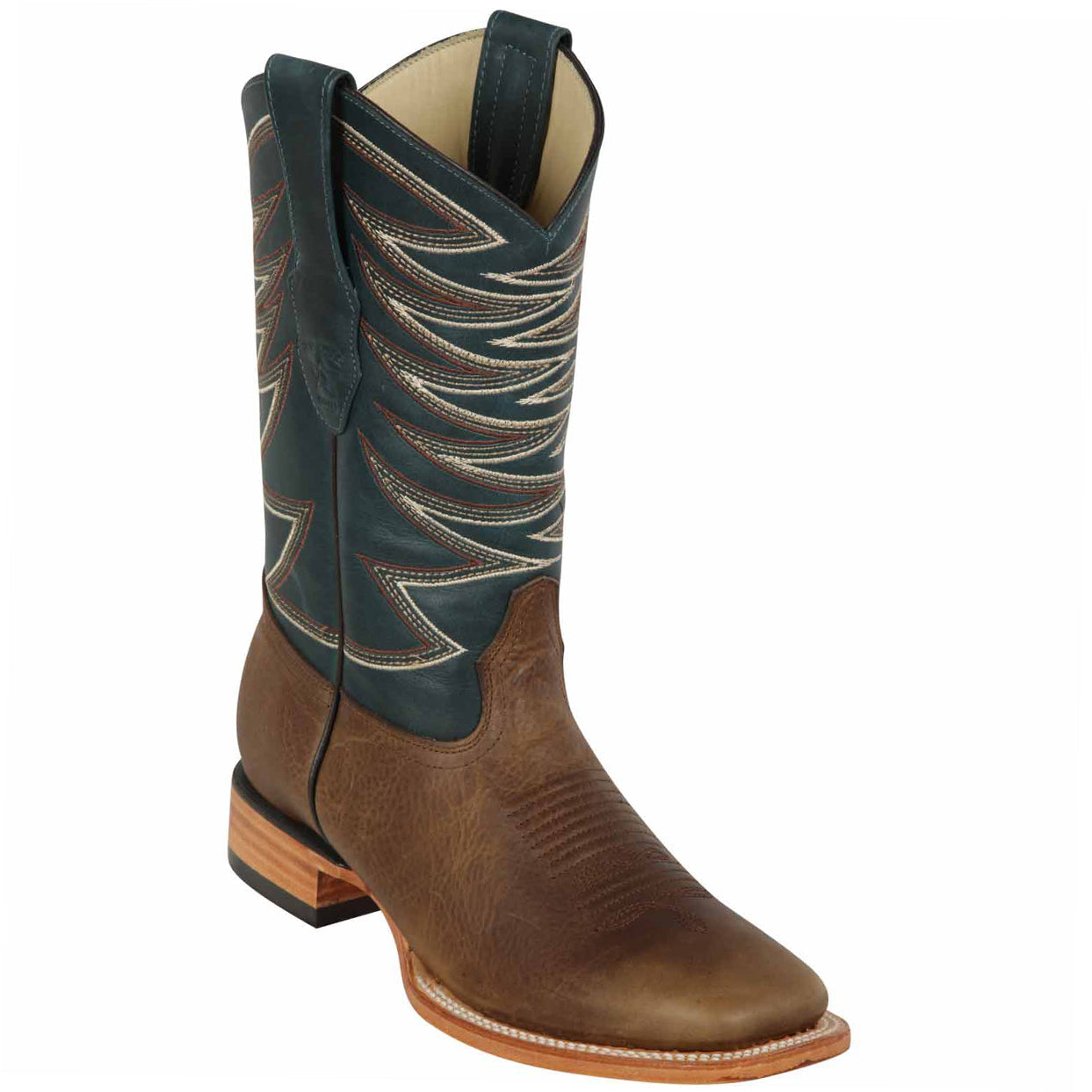 Honey Square Toe Cowboy Boots - EE