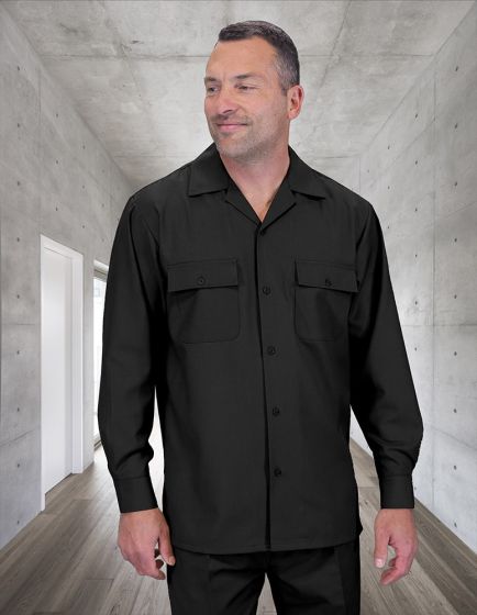 Statement Men's Outlet 2 Piece 100% Wool Walking Suit - Pleated Wide Leg Pants - 36L