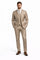 Mens Stacy Adams Suits - Designer Suit - 3 Piece Suit - Vested Suit - Flat Front Pant- Modern Fit Suits Tan Suit