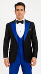 Statement Matching Bowtie Suits Royal blue suit
