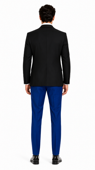 Statement Matching Bowtie Suits Royal blue suit
