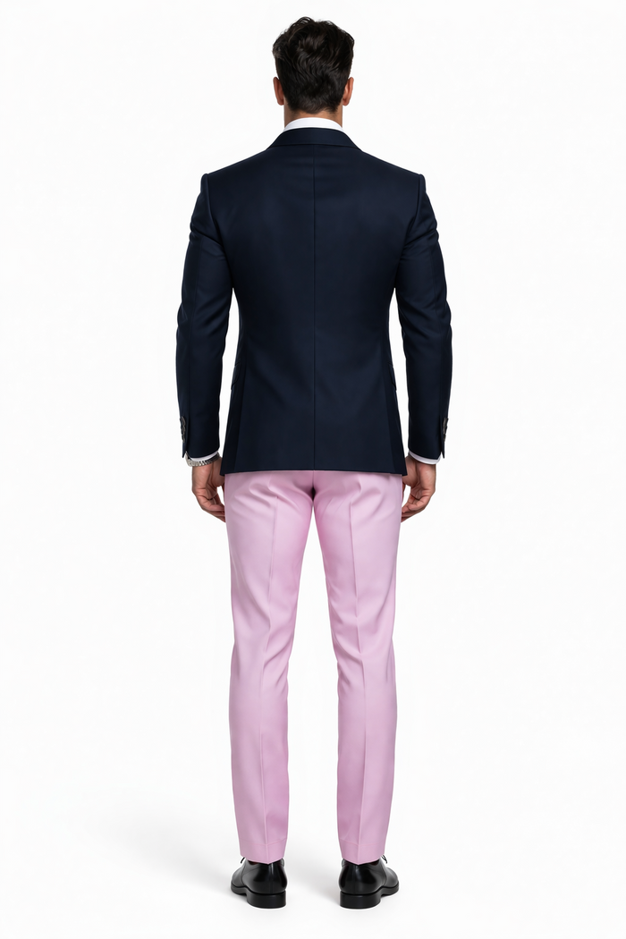 Statement Mens Fashon Tuxedo Pink 3 Piece Designer Tux