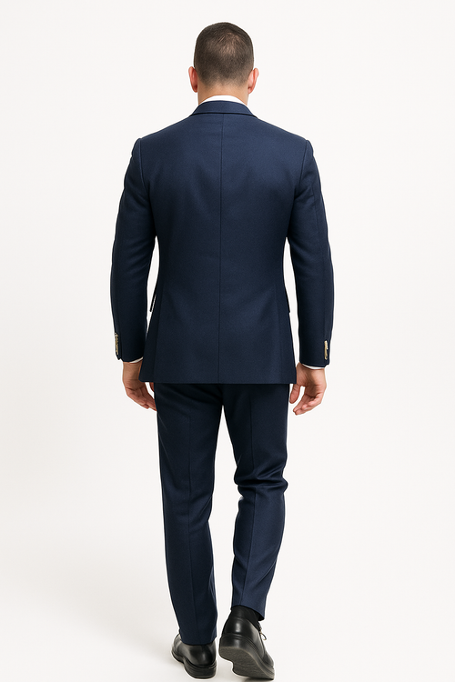 Statement Suit - Statement Italy Suit - Wool Suit - Statement Men's Outlet 100% Wool 2 Piece Suit - Wide Peak Lapel - New Arrival