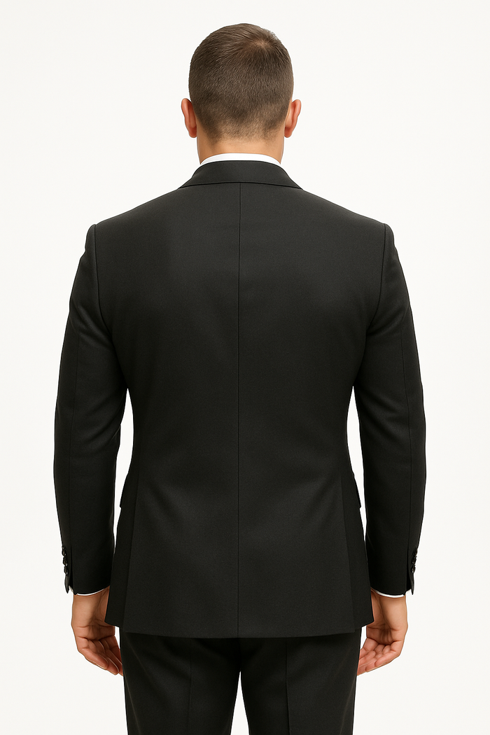 Statement Suit - Statement Italy Suit - Wool Suit - Statement Men's Outlet 100% Wool 2 Piece Suit - Wide Peak Lapel - New Arrival