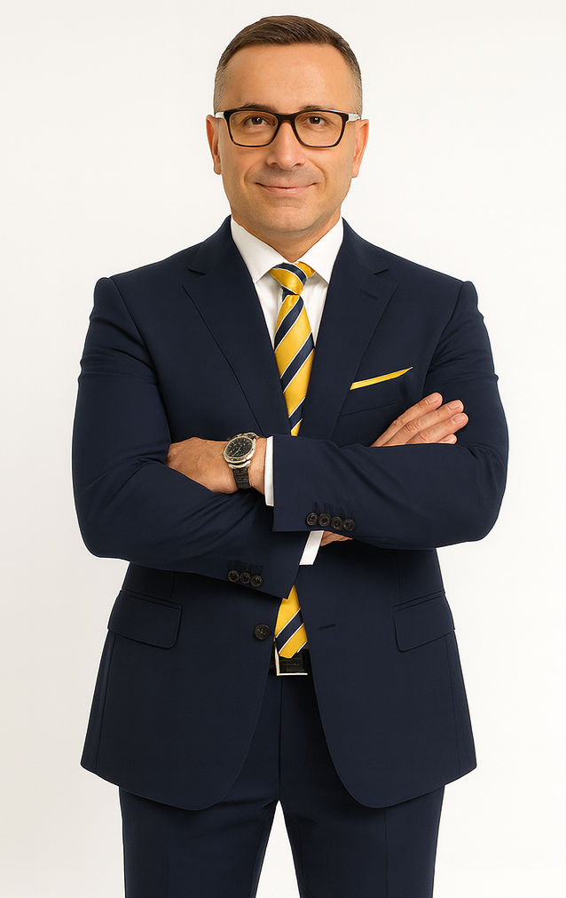 Statement Suits - Wool Suits - Peak Lapel Suits - Ticket Pocket - Modern Fit - Blue Suit - Coat Size 38