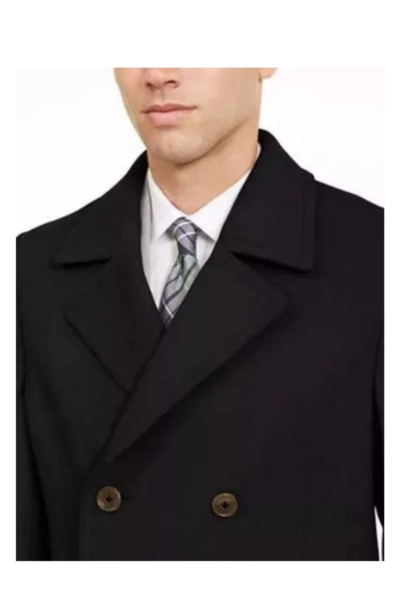 Manhattan 34 Inch Double Breasted men's Overcoat - men's Topcoat - Coat Size 38