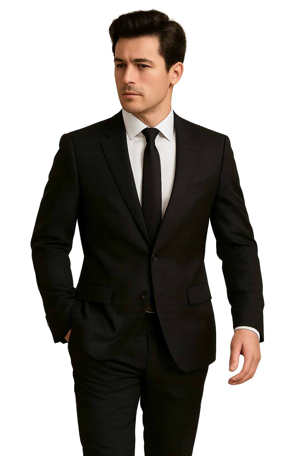 Mens Summer Linen suit - Black  Suit For Man Side Vented Modern Fit Notch Lapel - New Arrival - 38 Short Jacket+32 Waist Adjustable 28to34)(Height: 5 4 to5 7 )(Neck  15-16.5)S-M)