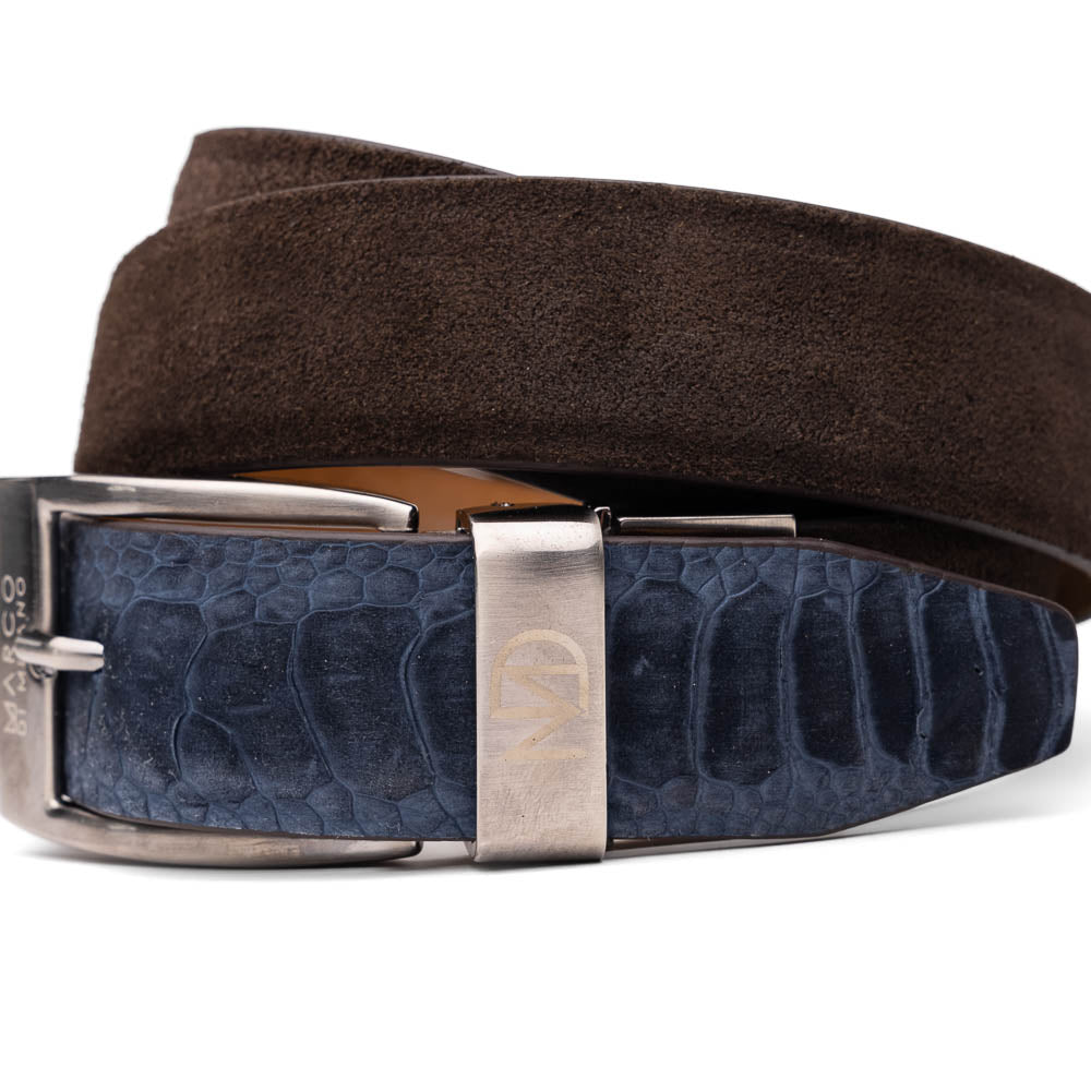 Marco Di Milano Hugo Belt Navy / Brown - 36