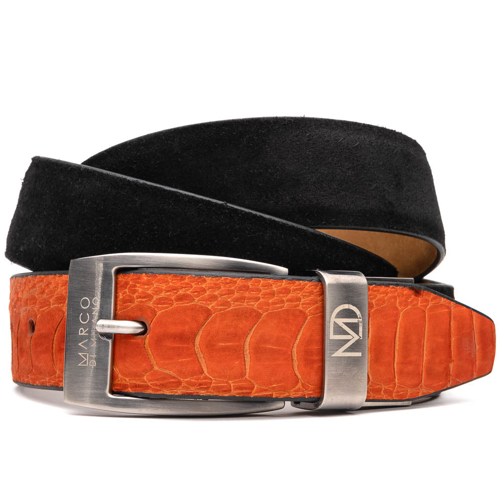 Marco Di Milano Hugo Belt Orange / Black - 36