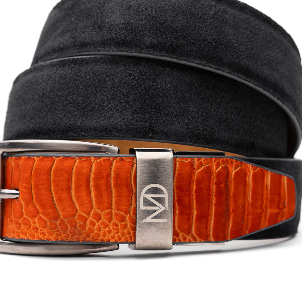 Marco Di Milano Hugo Belt Orange / Black - 36