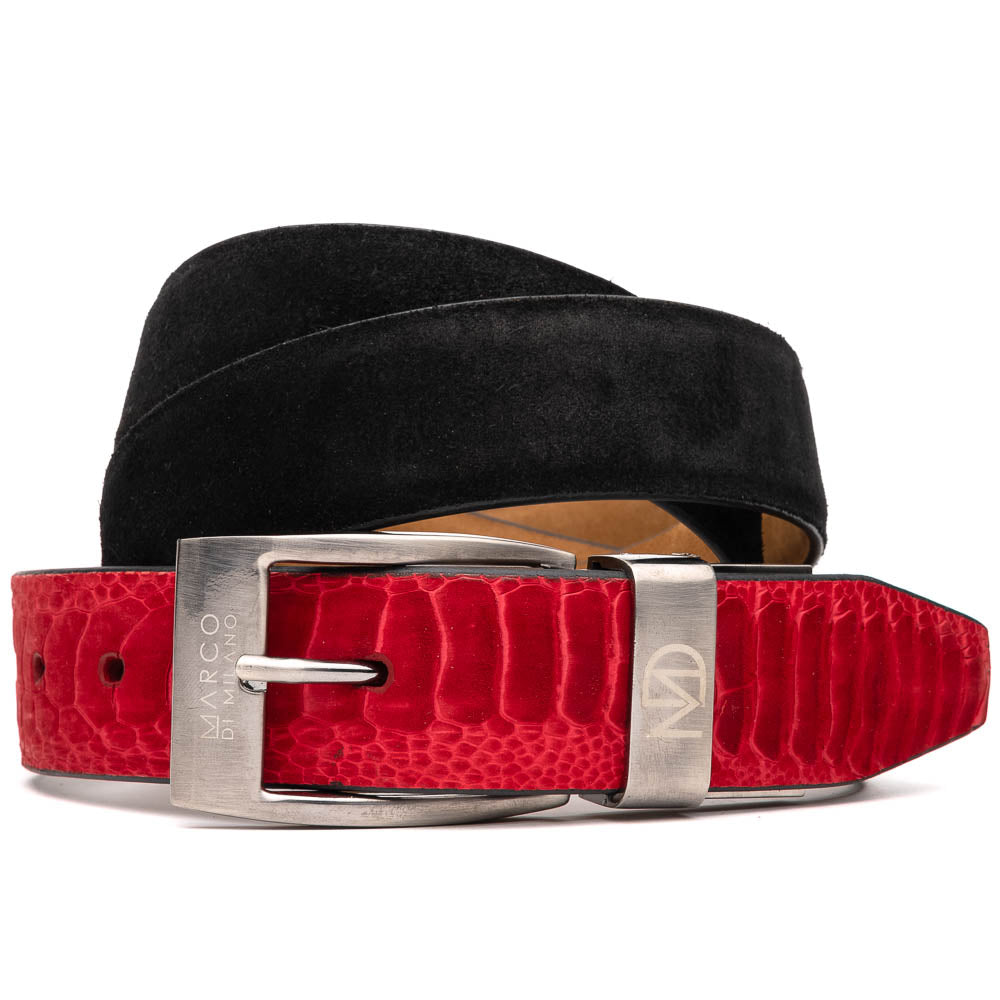 Marco Di Milano Hugo Belt Red / Black - 44