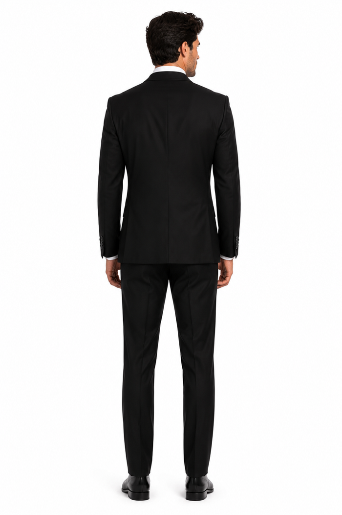 Suit And Shirt Combinations  Groom & Groomsmen  black prom Suits