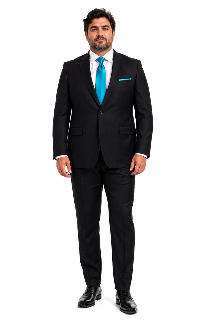 Suit And Shirt Combinations  Groom & Groomsmen  black prom Suits