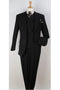Mens Black Vested Suits