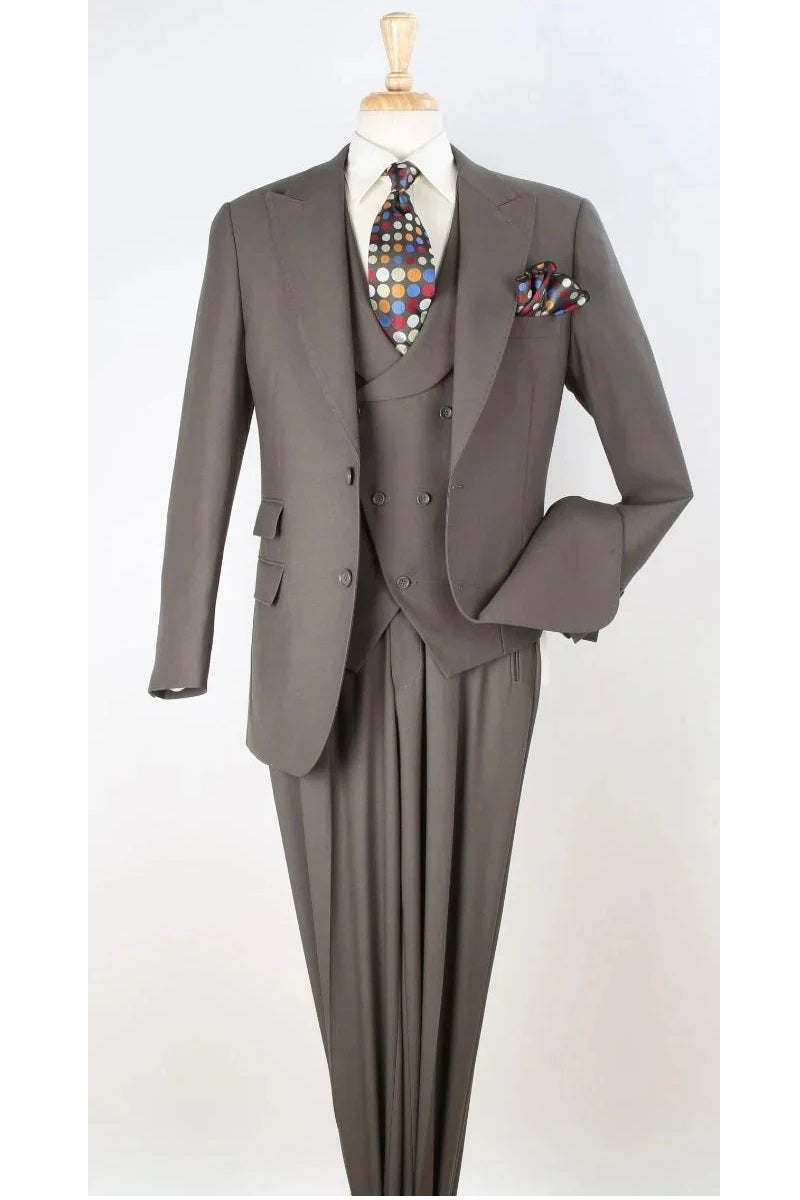 Big and Tall Business Suits - Suits For Big Man - Large Men's Camel Vested Suits - 38 Short Jacket+32 Waist Adjustable 28to34)(Height: 5’4”to5’7”)(Neck 15-16.5)S-M)ggg