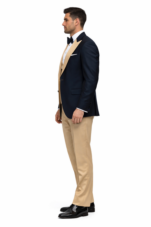 Tan Tuxedo - Beige Champagne Color Tuxedo